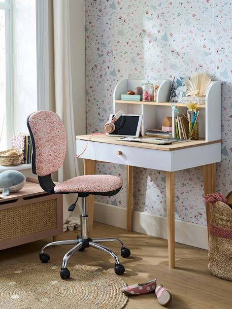 Bureau voor de basisschool SCANDI Wit/hout - vertbaudet enfant 