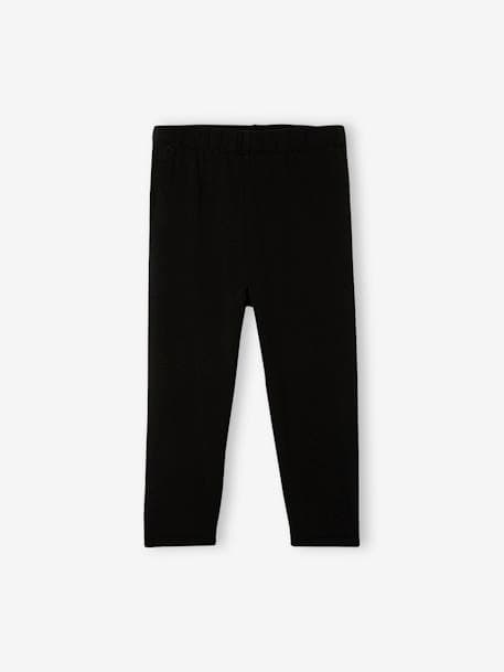 Legging meisje tot halverwege de kuit salie+WIT+zwart - vertbaudet enfant 