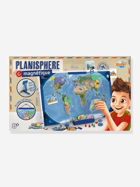 Magnetische Planisfeer - BUKI blauw - vertbaudet enfant 