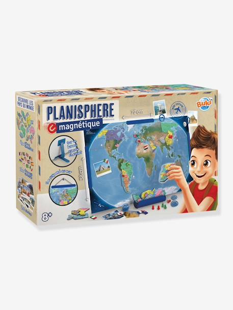 Magnetische Planisfeer - BUKI blauw - vertbaudet enfant 