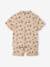 Babyset blouse en short licht taupe bedrukt - vertbaudet enfant 