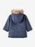 3-in-1 parka baby meisje marineblauw+zachtroze - vertbaudet enfant 