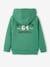 Hooded jongenssweatshirt met rits in college-stijl MEDIUM GROEN - vertbaudet enfant 