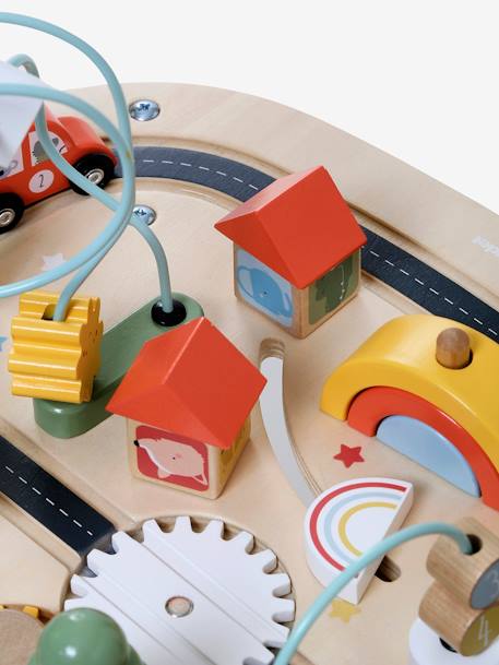 FSC¨ Houten autocircuit activiteitentafel beige - vertbaudet enfant 