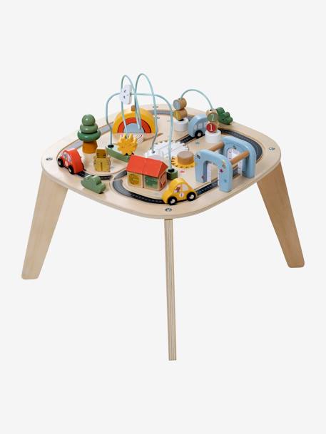 FSC¨ Houten autocircuit activiteitentafel beige - vertbaudet enfant 