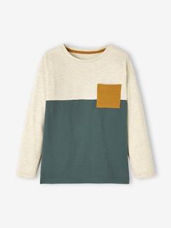 Colorblock jongensshirt  - vertbaudet enfant