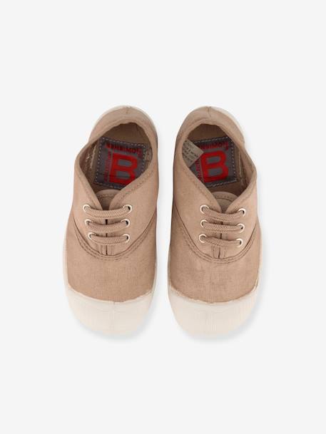 Katoenen tennisschoenen voor kinderen met vetersluiting BENSIMON® beige+jeansblauw+kaki+marineblauw+wit - vertbaudet enfant 