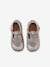 Leren zomerschoenen met glitters voor babymeisjes voor de eerste stapjes Metallic taupe - vertbaudet enfant 