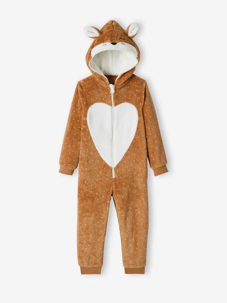 Jumpsuit vos meisje LICHTBRUIN - vertbaudet enfant 