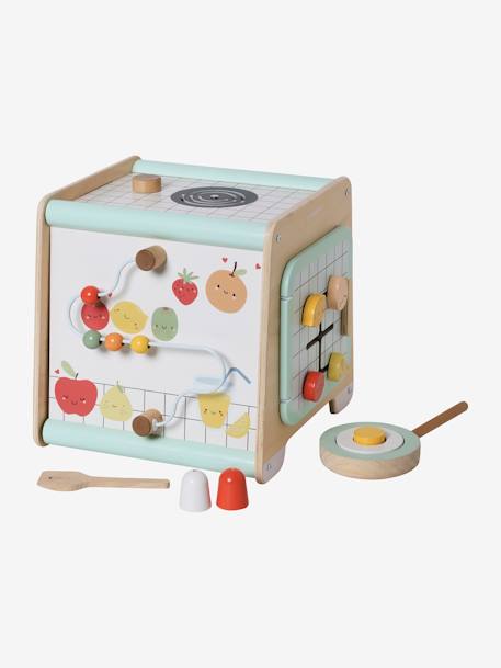 Activiteitenkubus FSC¨ houten kitchenette beige - vertbaudet enfant 