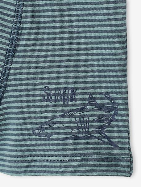 Set met 5 stretch boxers 'haaien' voor jongens Set blauw - vertbaudet enfant 