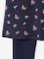 Set met 2 nachthemden met bloemen + legging SET ROZEBLAUW AOP - vertbaudet enfant 