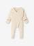 Gebreide baby jumpsuit en muts zand - vertbaudet enfant 