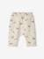 Molton babybroek Beige gevlekte AOP walvis+GECHINEERD LICHTGRIJS - BROS B+INKT - vertbaudet enfant 