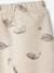 Molton babybroek Beige gevlekte AOP walvis+GECHINEERD LICHTGRIJS - BROS B+INKT - vertbaudet enfant 