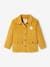 Iriserende bloemenbadge fluwelen jasje workerstijl goudgeel - vertbaudet enfant 
