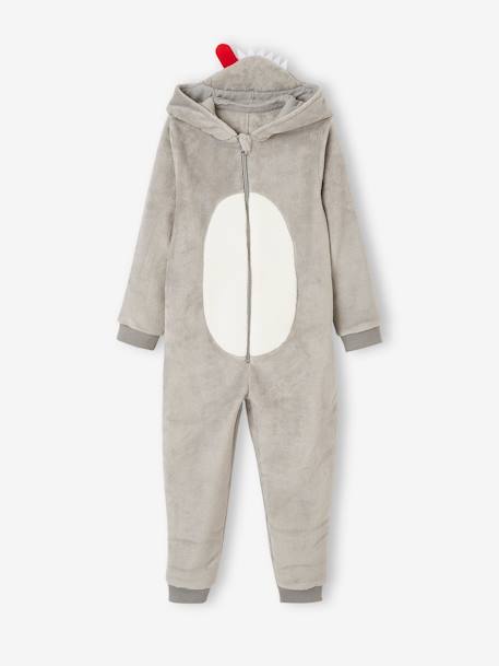 Pyjamapakje voor jongens wolf LICHTGRIJS - vertbaudet enfant 