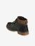 Jongens boots met klittenband beige+grijs - vertbaudet enfant 