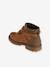 Jongens boots met klittenband beige+grijs - vertbaudet enfant 