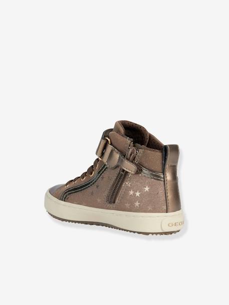 Halfhoge sneakers Kalispera GEOX¨ voor meisjes grijs+marine - vertbaudet enfant 