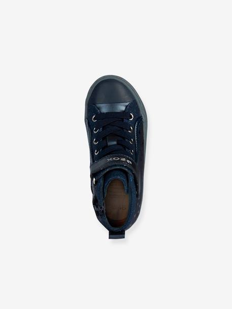 Halfhoge sneakers Kalispera GEOX¨ voor meisjes grijs+marine - vertbaudet enfant 