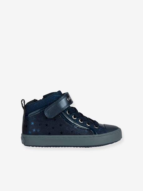 Halfhoge sneakers Kalispera GEOX¨ voor meisjes grijs+marine - vertbaudet enfant 