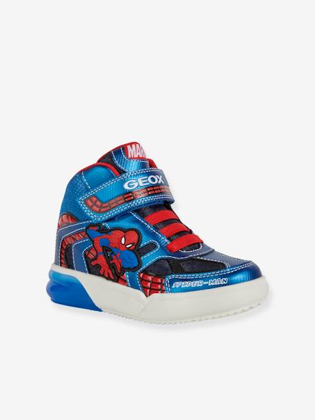 Sneakers MID Grayjay met lichtjes GEOX¨ jongens marineblauw - vertbaudet enfant 