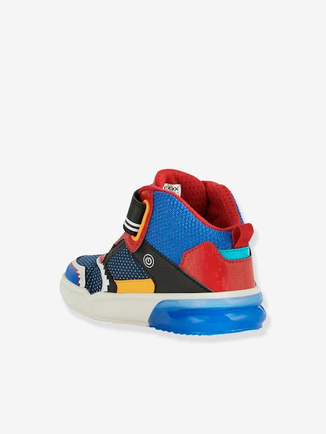 Sneakers MID Grayjay met lichtjes GEOX¨ jongens koningsblauw - vertbaudet enfant 