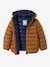 Licht donsjack met capuchon voor jongens met gerecyclede polyester vulling blauw+COGNAC+Engels groen+groen+jeansblauw+marineblauw+petrolblauw - vertbaudet enfant 