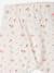 Newborn broekje van soepel tricot poederroze+Wit met bloemenprint - vertbaudet enfant 