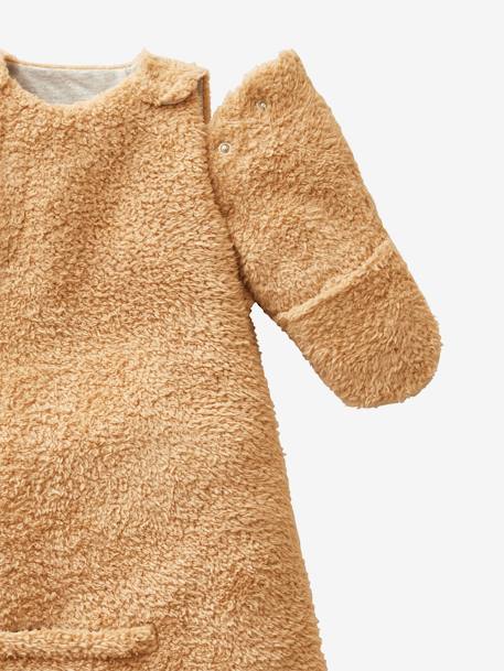 Speciale Oeko-Tex? microvezel slaapzak beige+groen - vertbaudet enfant 