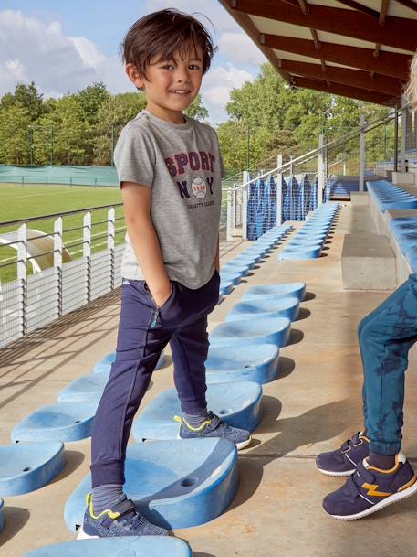 Sportbroek voor jongens van technisch materiaal inkt - vertbaudet enfant 