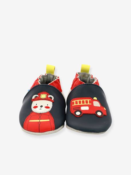 Sloffen Soft Soles Fireman Robeez© marine - vertbaudet enfant 