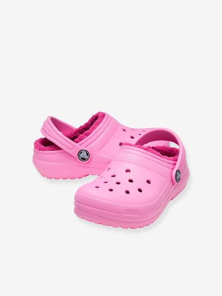 Klassieke Lined Clog K CROCS(TM) blauw+rozen - vertbaudet enfant 