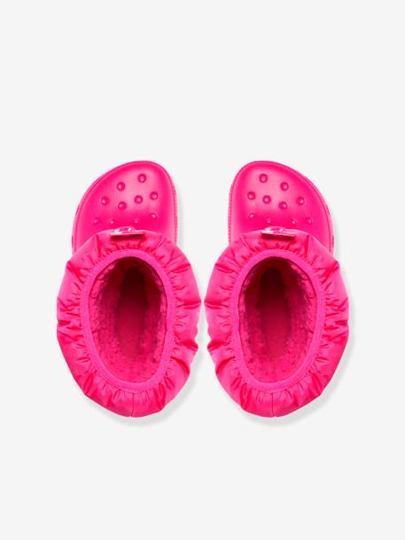 Classic Neo Puff laarzen voor baby CROCS(TM) inktblauw+rozen - vertbaudet enfant 