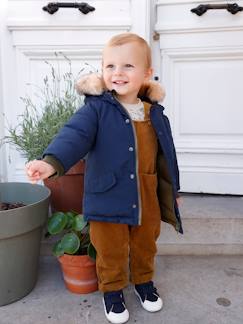 -Omkeerbare babyparka met capuchon