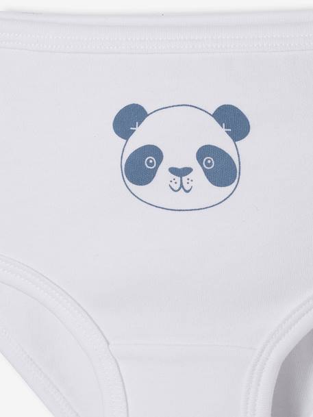 Set van 5 zuiver katoenen babybroekjes voor luiers set wit - vertbaudet enfant 