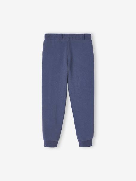 Molton joggingbroek voor meisjes gechineerd lichtgrijs+leisteenblauw+roze - vertbaudet enfant 