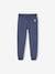 Molton joggingbroek voor meisjes gechineerd lichtgrijs+leisteenblauw+roze - vertbaudet enfant 