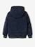 Jongens college jack met fleece voering en badge op de borst donkerblauw indigo - vertbaudet enfant 