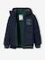 Jongens college jack met fleece voering en badge op de borst donkerblauw indigo - vertbaudet enfant 