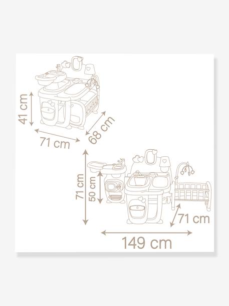 Groot babyhuis Baby Nurse - SMOBY meerkleurig - vertbaudet enfant 