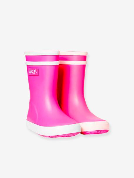 Baby Flac AIGLE® regenlaarzen voor meisjesbaby's geel+rood+roze+zacht roze - vertbaudet enfant 