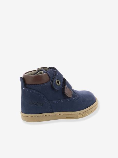 Leren kinderlaarsjes Tackeasy Kickers® marineblauw - vertbaudet enfant 