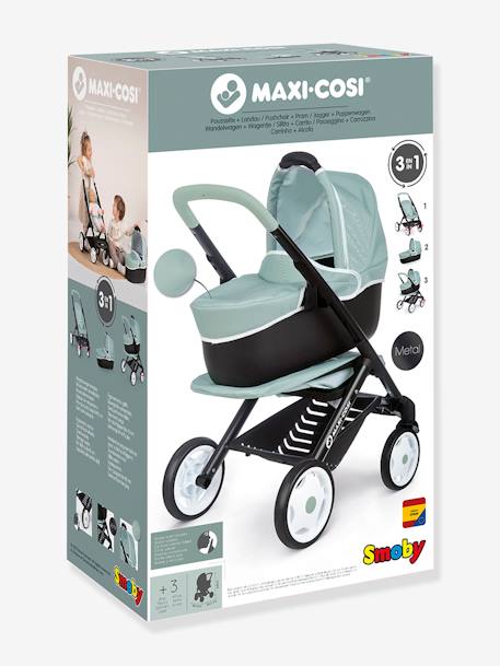 Maxi Cosi Kinderwagen Landau 3 in 1 - SMOBY groen+rozen - vertbaudet enfant 