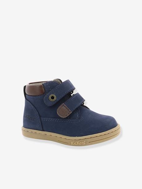 Leren kinderlaarsjes Tackeasy Kickers® marineblauw - vertbaudet enfant 