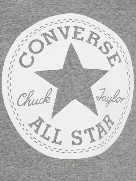 Chuck Patch Cropped Hoodie CONVERSE grijs+rozen - vertbaudet enfant 