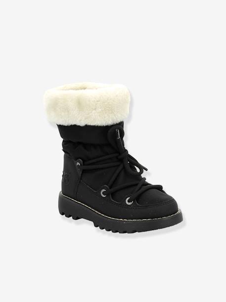 Kindersneeuwlaarzen Kickneosnow KICKERS® zwart - vertbaudet enfant 