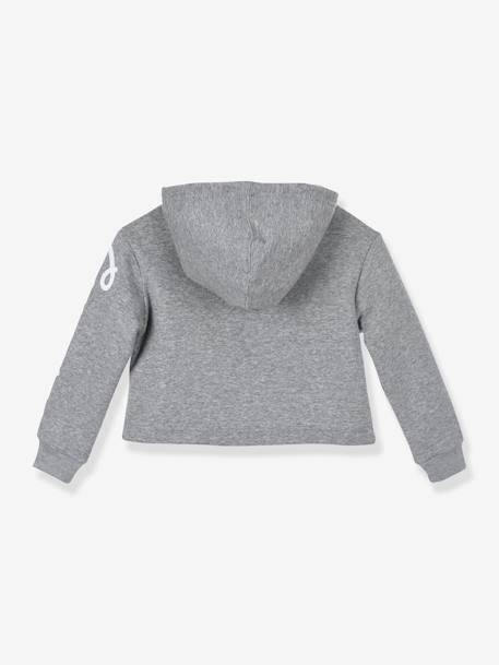 Chuck Patch Cropped Hoodie CONVERSE grijs+rozen - vertbaudet enfant 