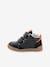 Sneakers voor jongens Wincky Vel KICKERS® blauw+zwart - vertbaudet enfant 